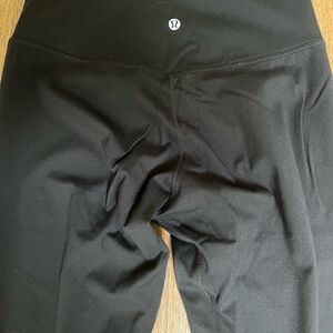 Black and grey size ten LULULEMON leggings -align high rise 25inch